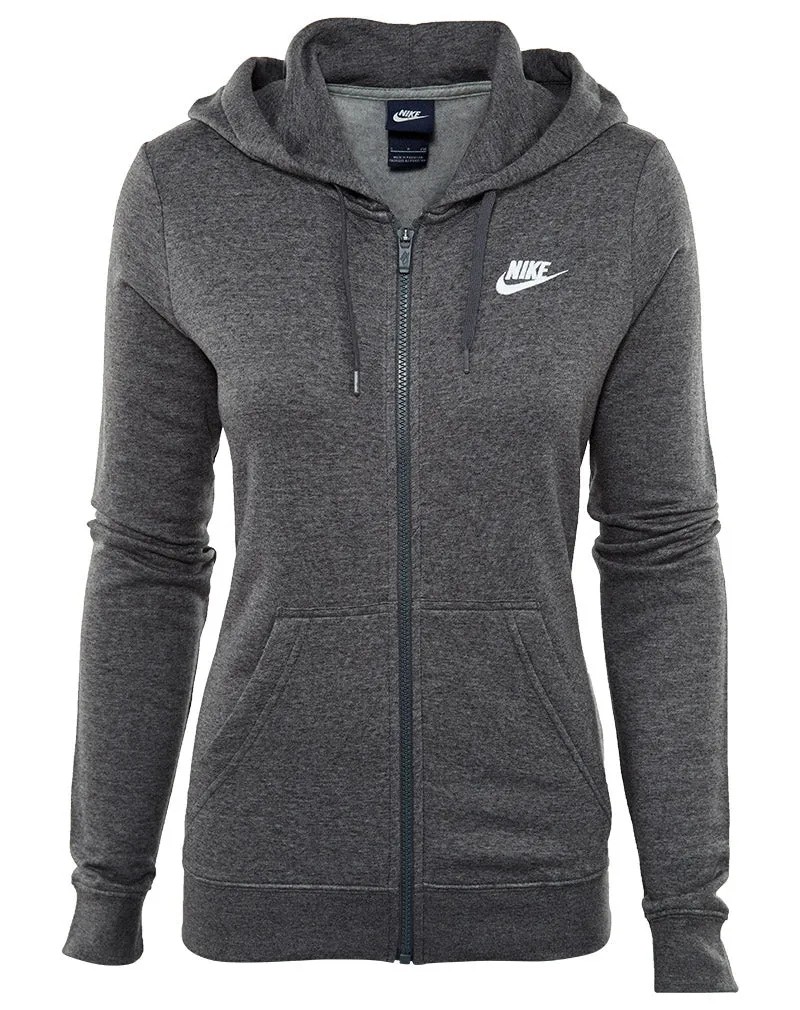 Nike Full Zip Fleece Hoodie Womens Style : 803638