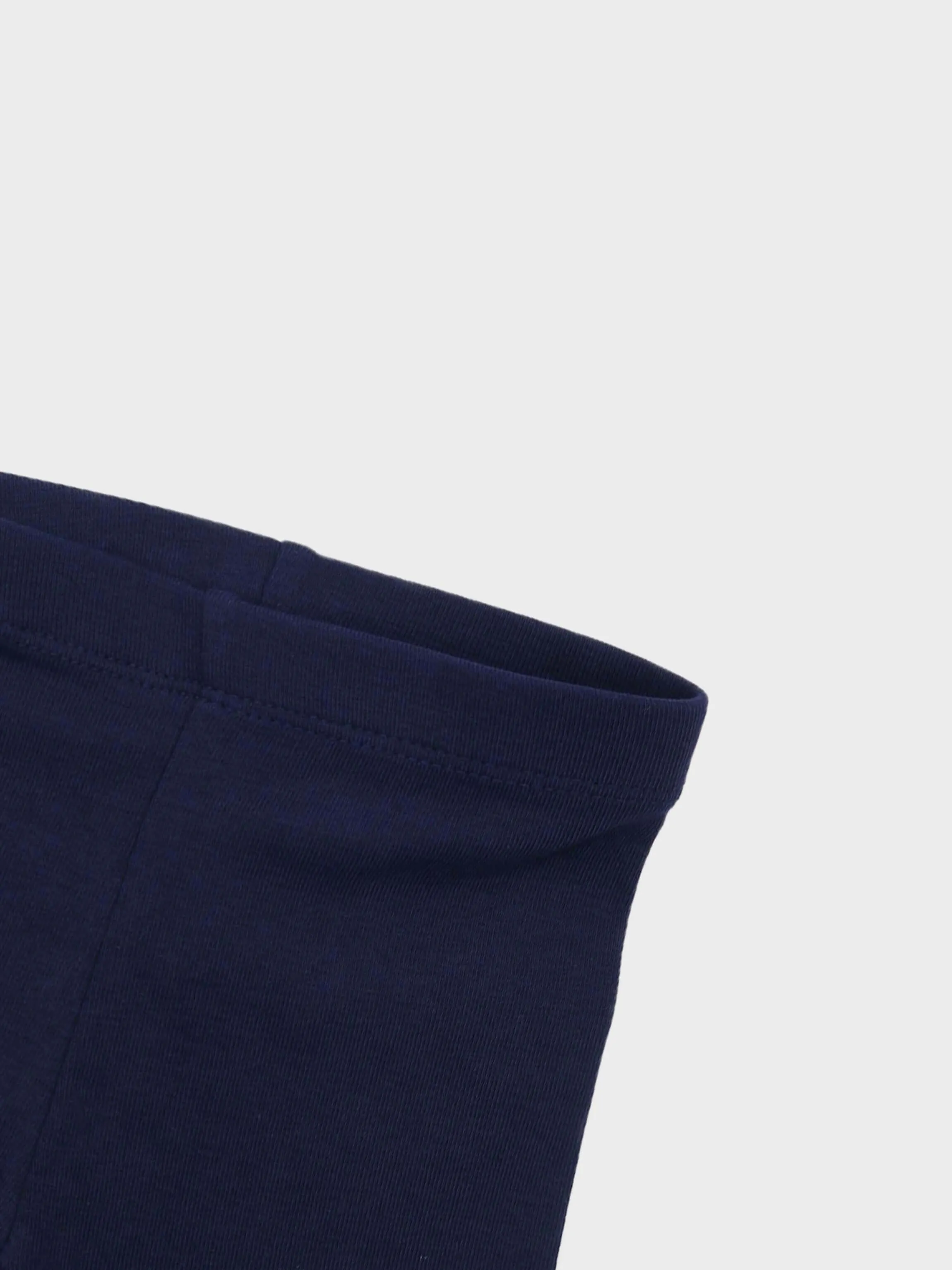Non Ribbed Leggings- Navy