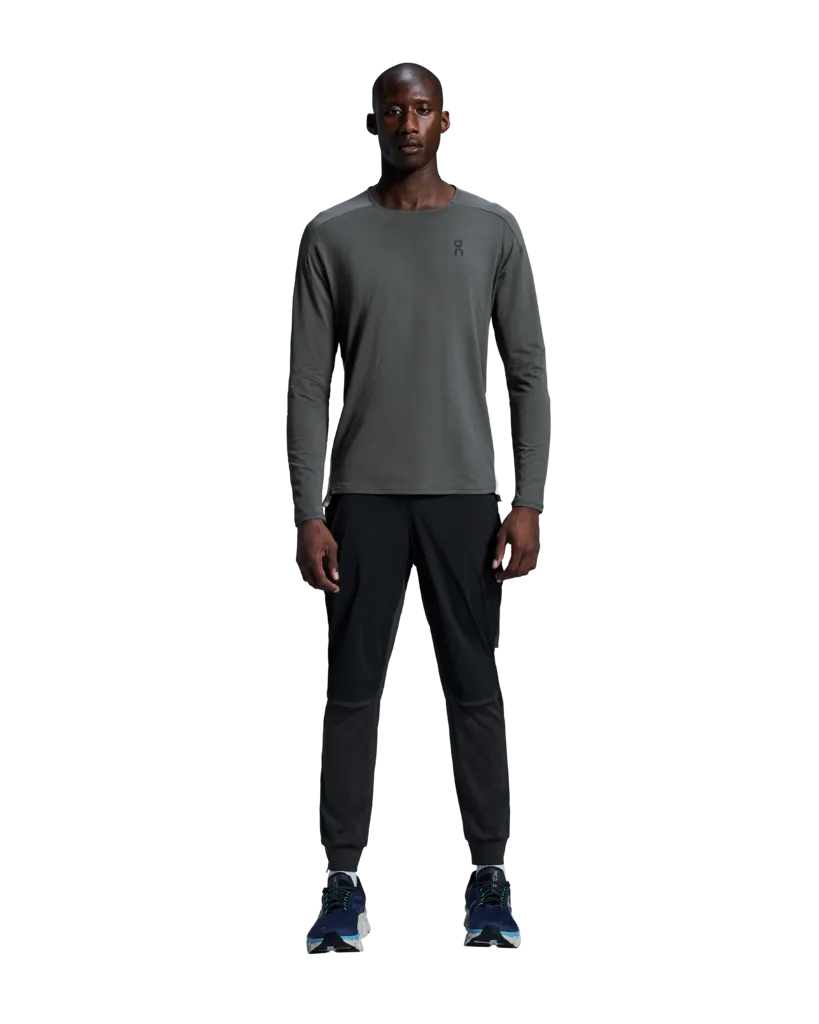 ON Performance Long Tee-Eclipse/Silver