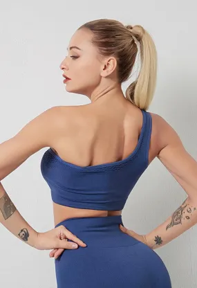 One-Shoulder Seamless Sports Bra - Soul