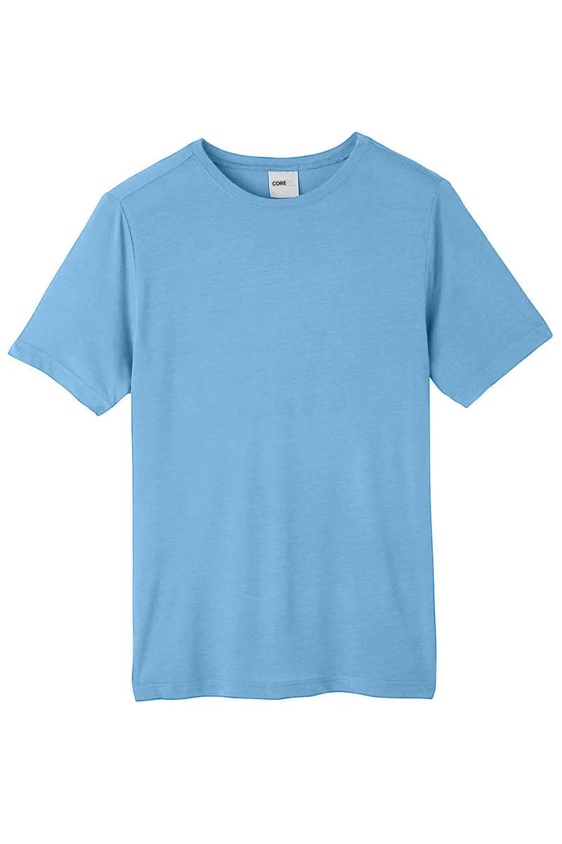 Personalized Football Brush Strokes Adult Fusion ChromaSoft Performance T-Shirt