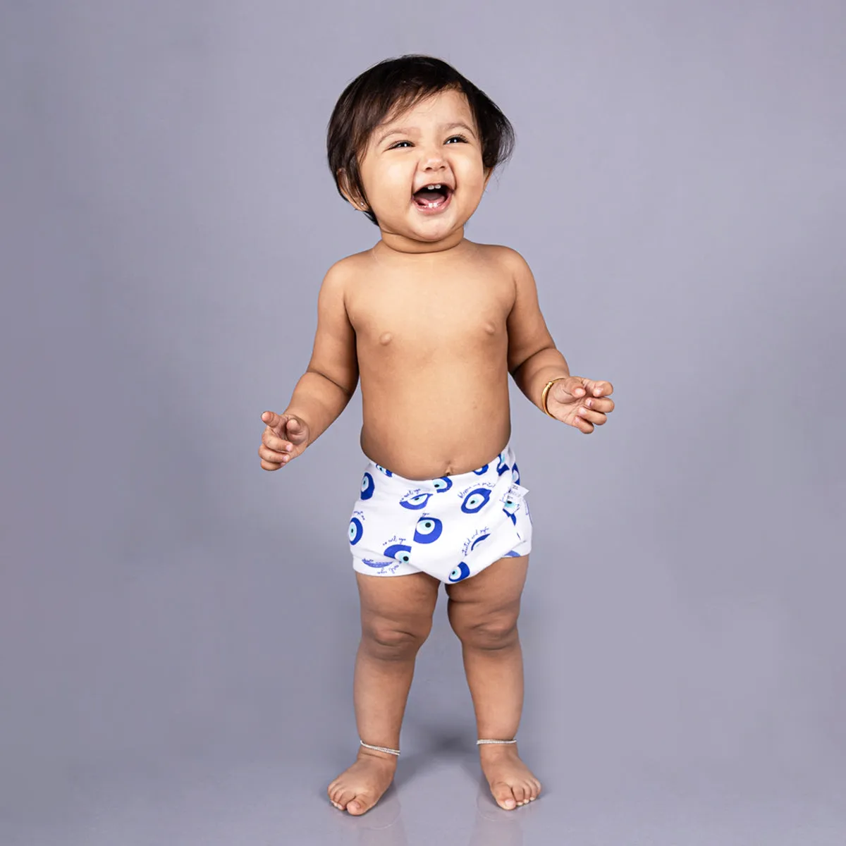 Potty Training Pants Evil Eye & Whale Print - Pack of 2