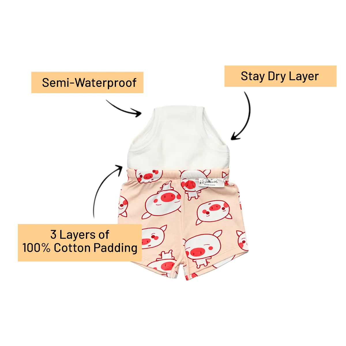 Potty Training Shorts 2-3 Years Pack of 12