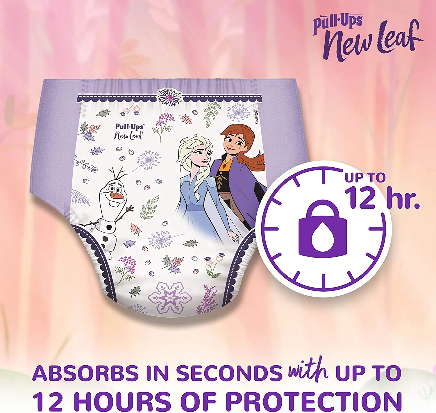 Pull-Ups New Leaf Girls' Potty Training Pants Training Underwear, 2T-3T, 76 Ct, Retails $97 