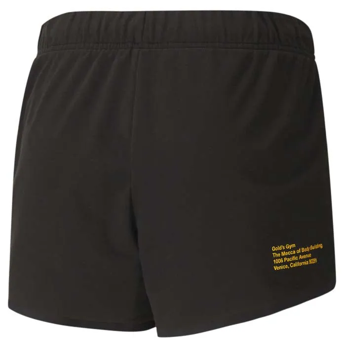 Puma x Gold's Gym 3" Womens Black Shorts