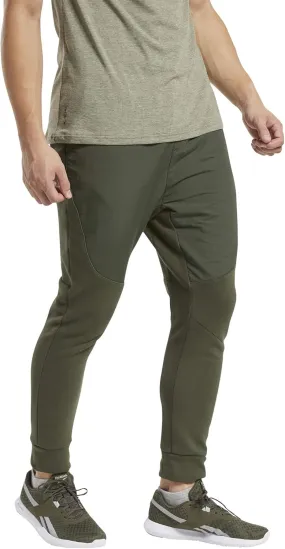 Reebok Men Sweatpants Knit Woven-olive