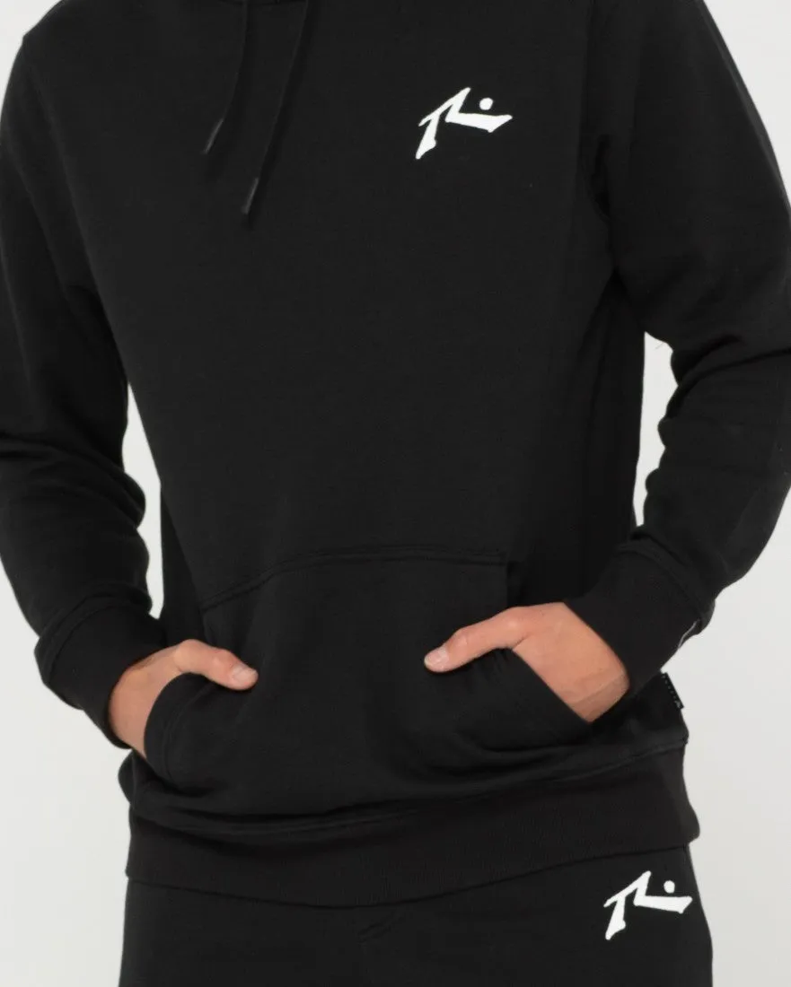 Rusty Competition Hooded Fleece Boys - Black