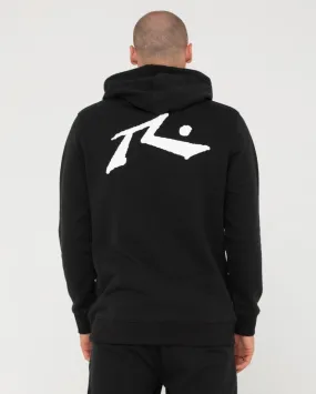 Rusty Competition Hooded Fleece Boys - Black