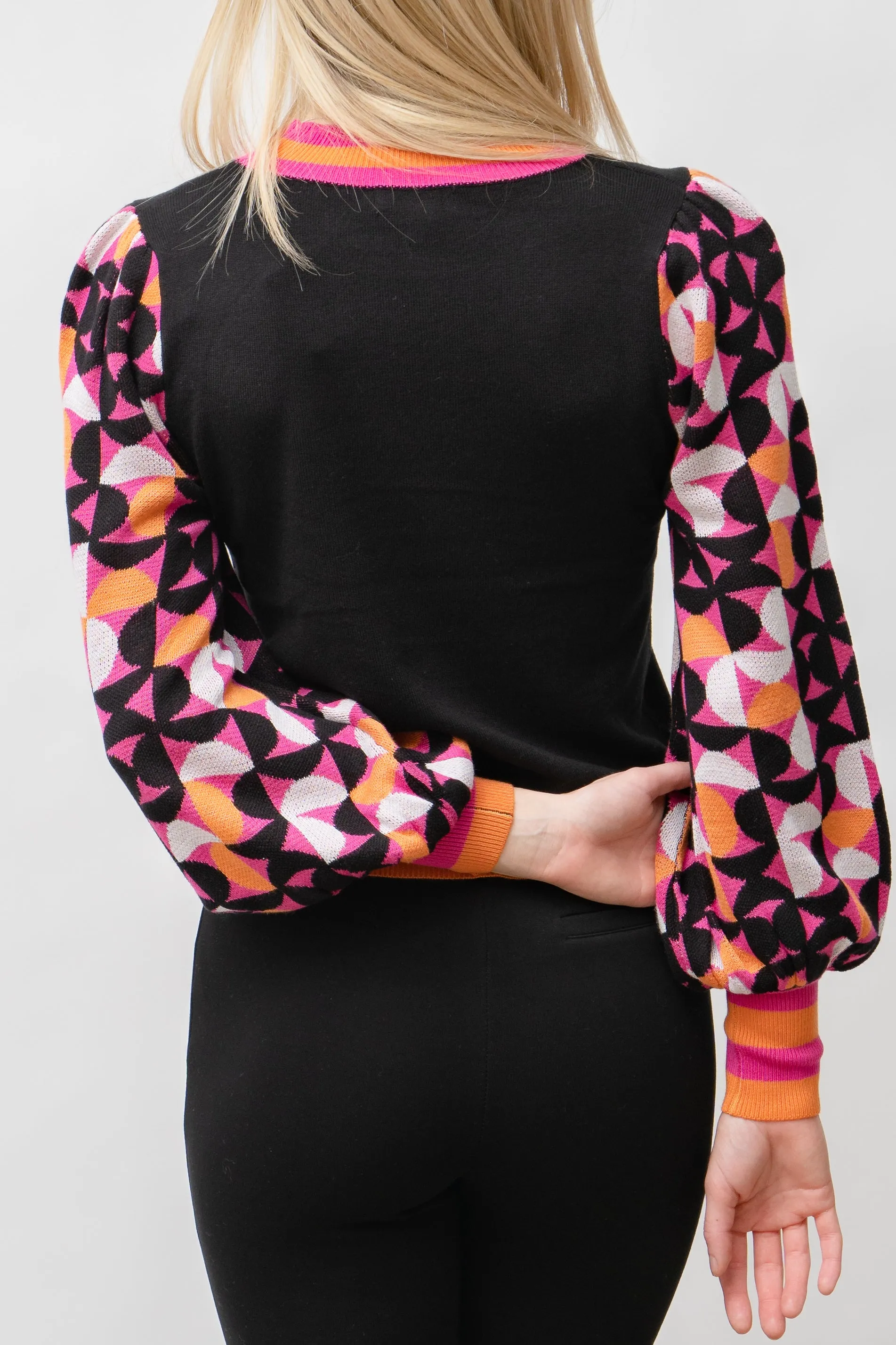 Rylee GEO PATTERN  SWEATER