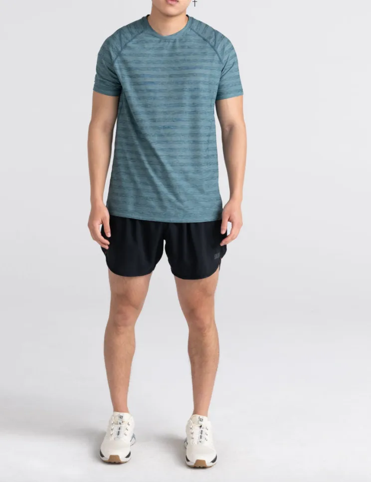 Saxx Hightail 2in1 Run Short 5 "Black