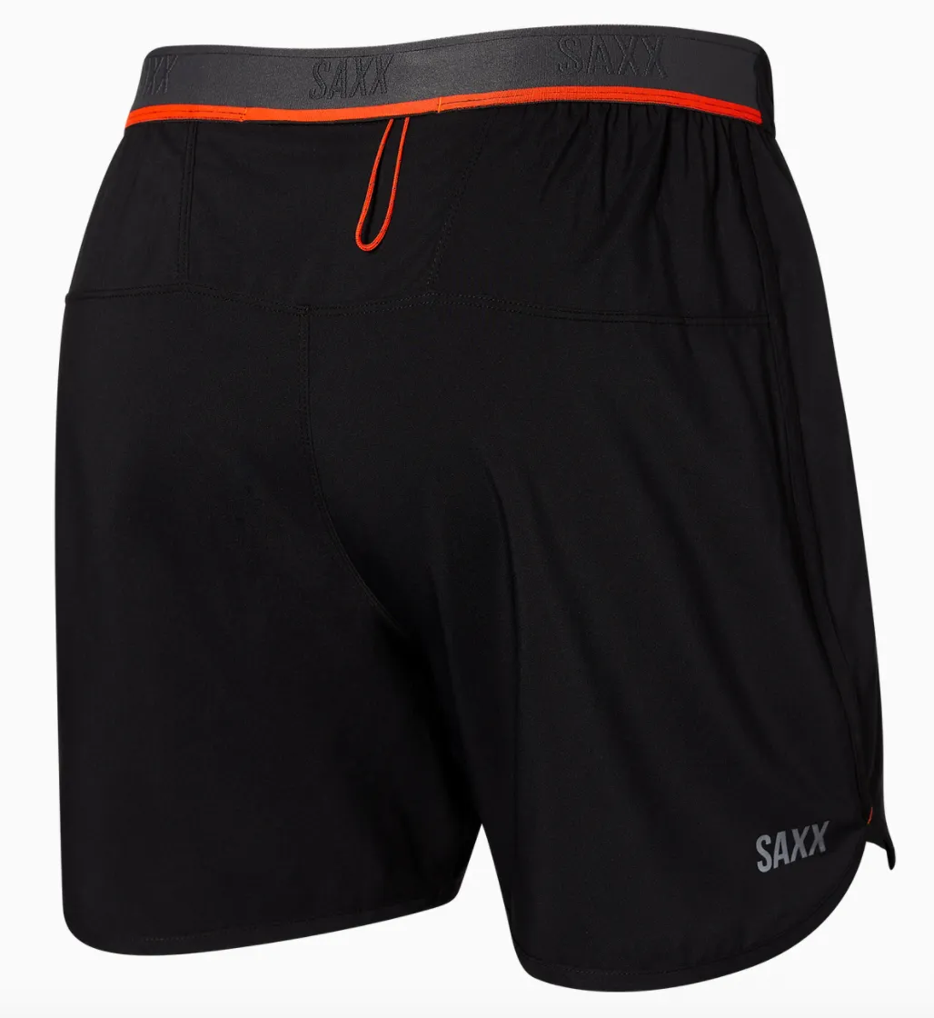 Saxx Hightail 2in1 Run Short 5 "Black