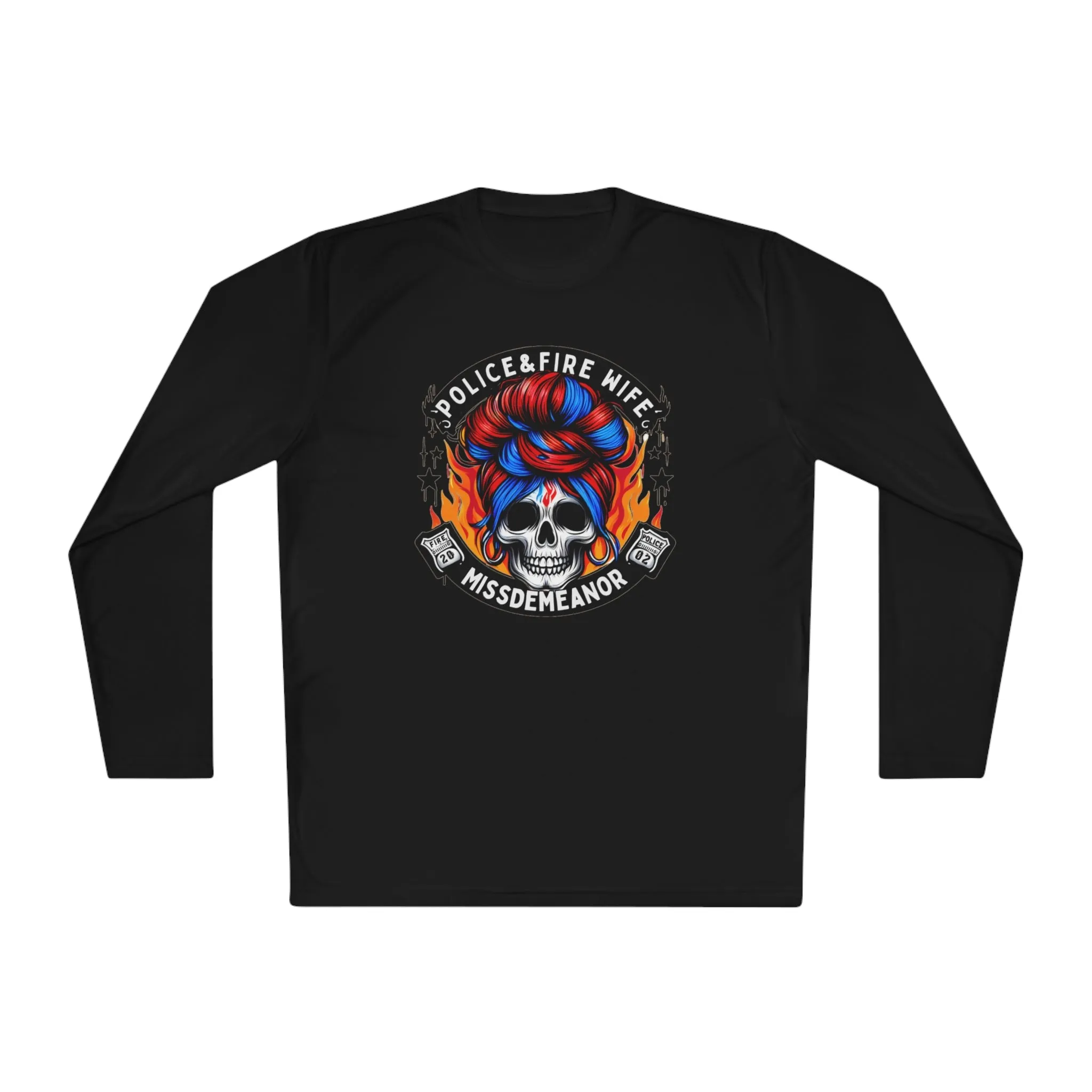 Shoreline Offroad Police Fire Wife Unisex Lightweight Long Sleeve Tee
