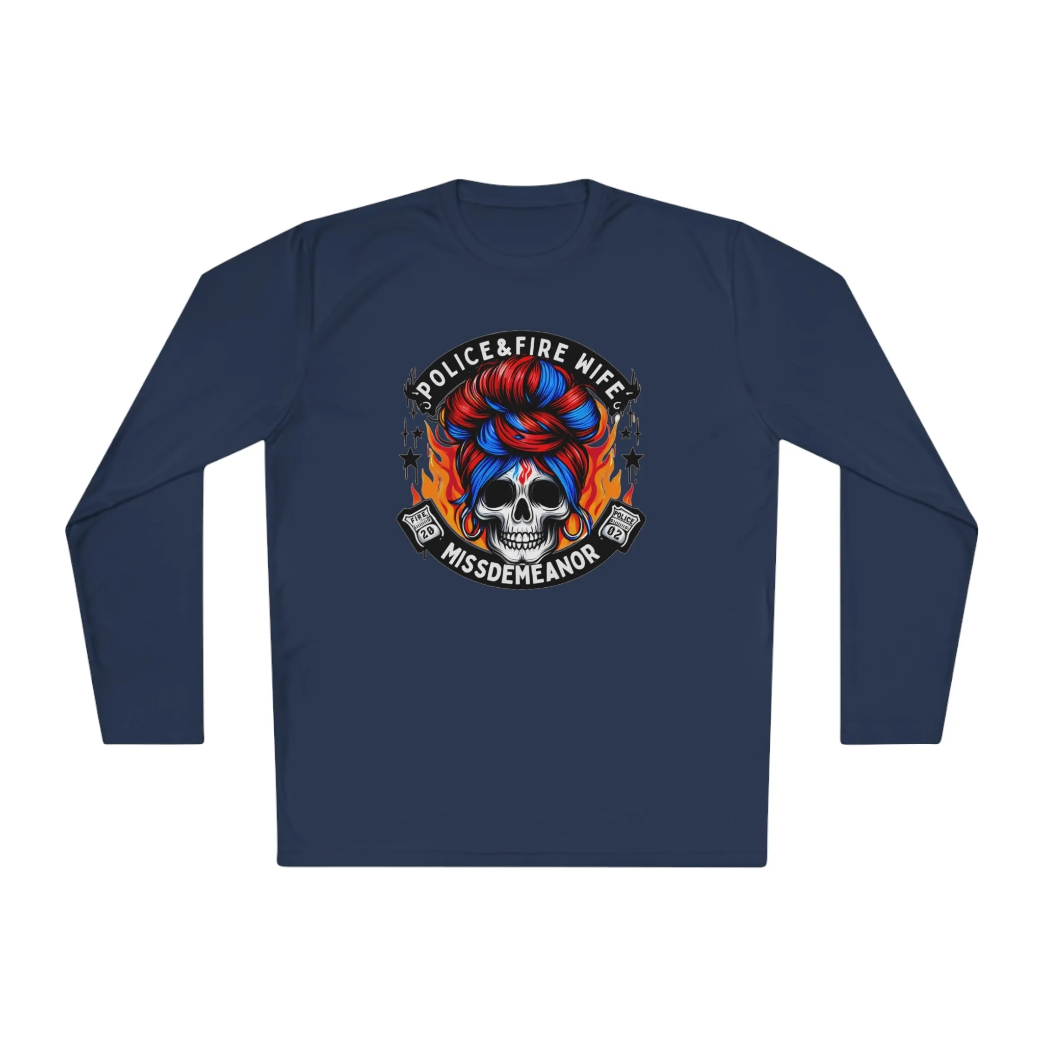 Shoreline Offroad Police Fire Wife Unisex Lightweight Long Sleeve Tee