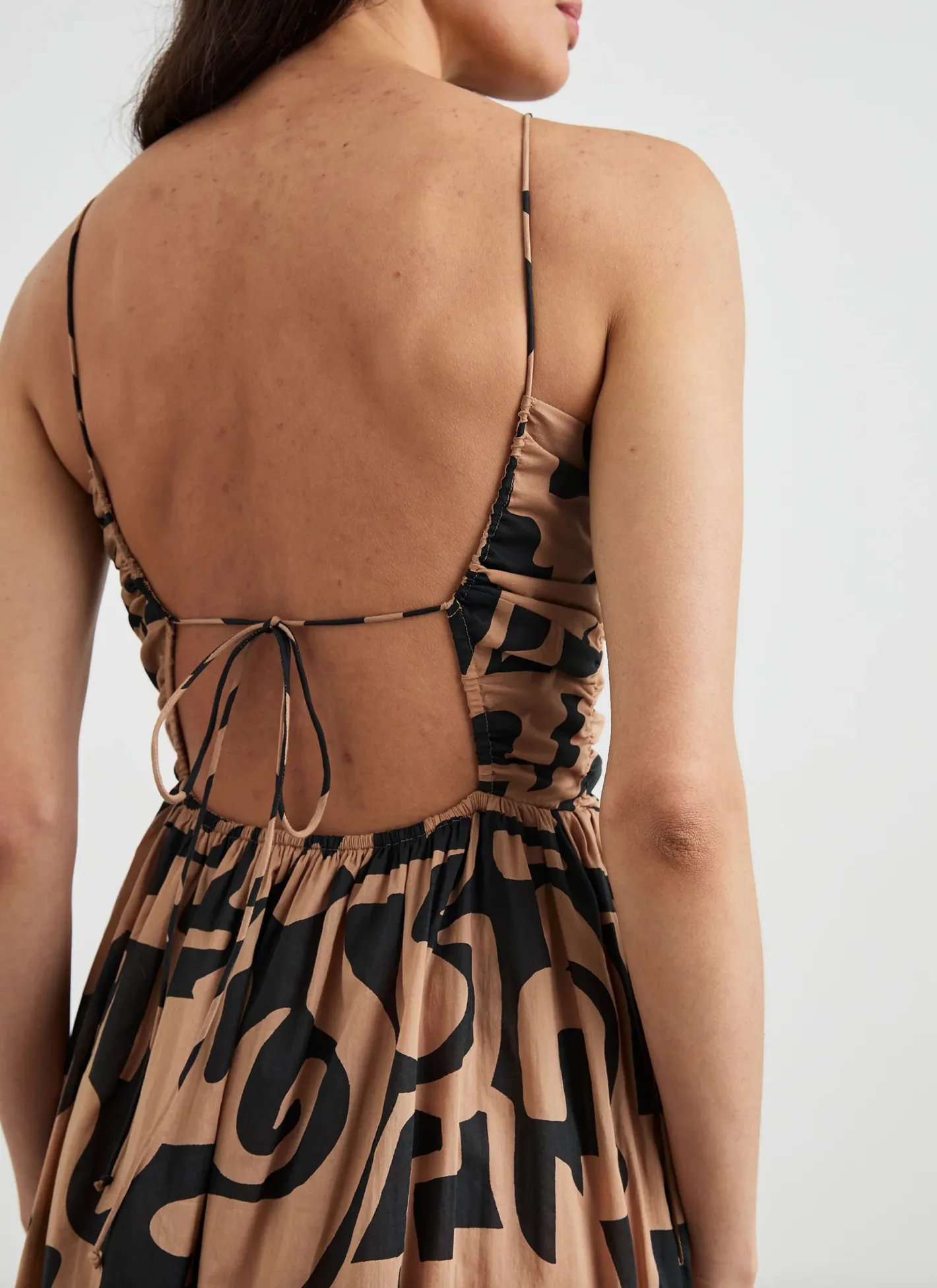 Silvia Dress in Santorini Sand