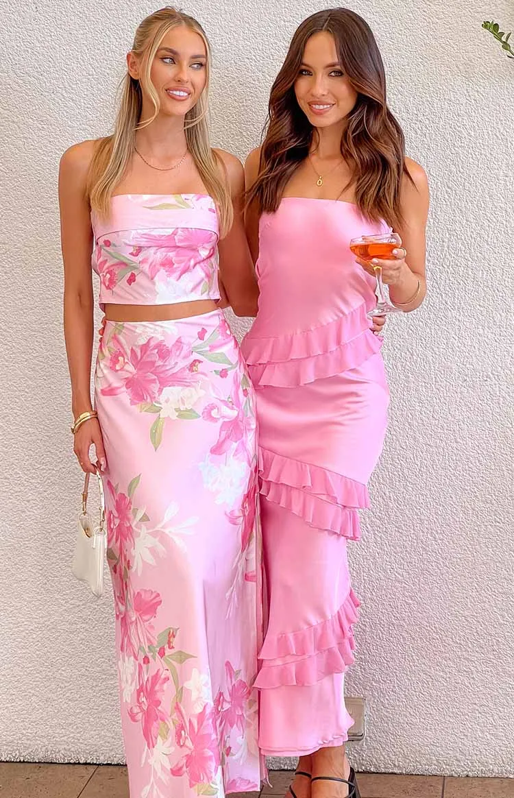 Sosa Pink Maxi Dress
