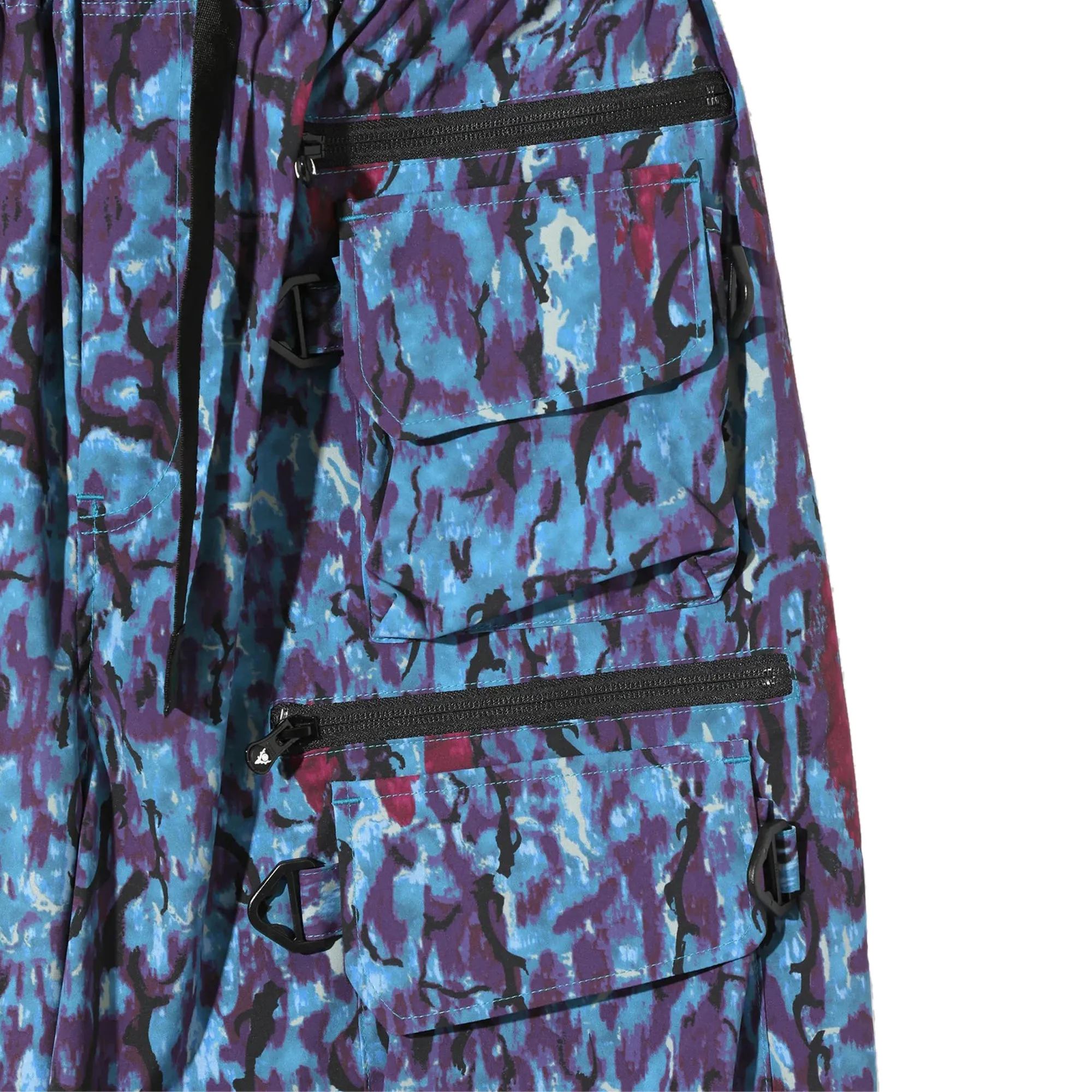 South2 West8 Mens Multi-Pocket Belted 2Way Pants