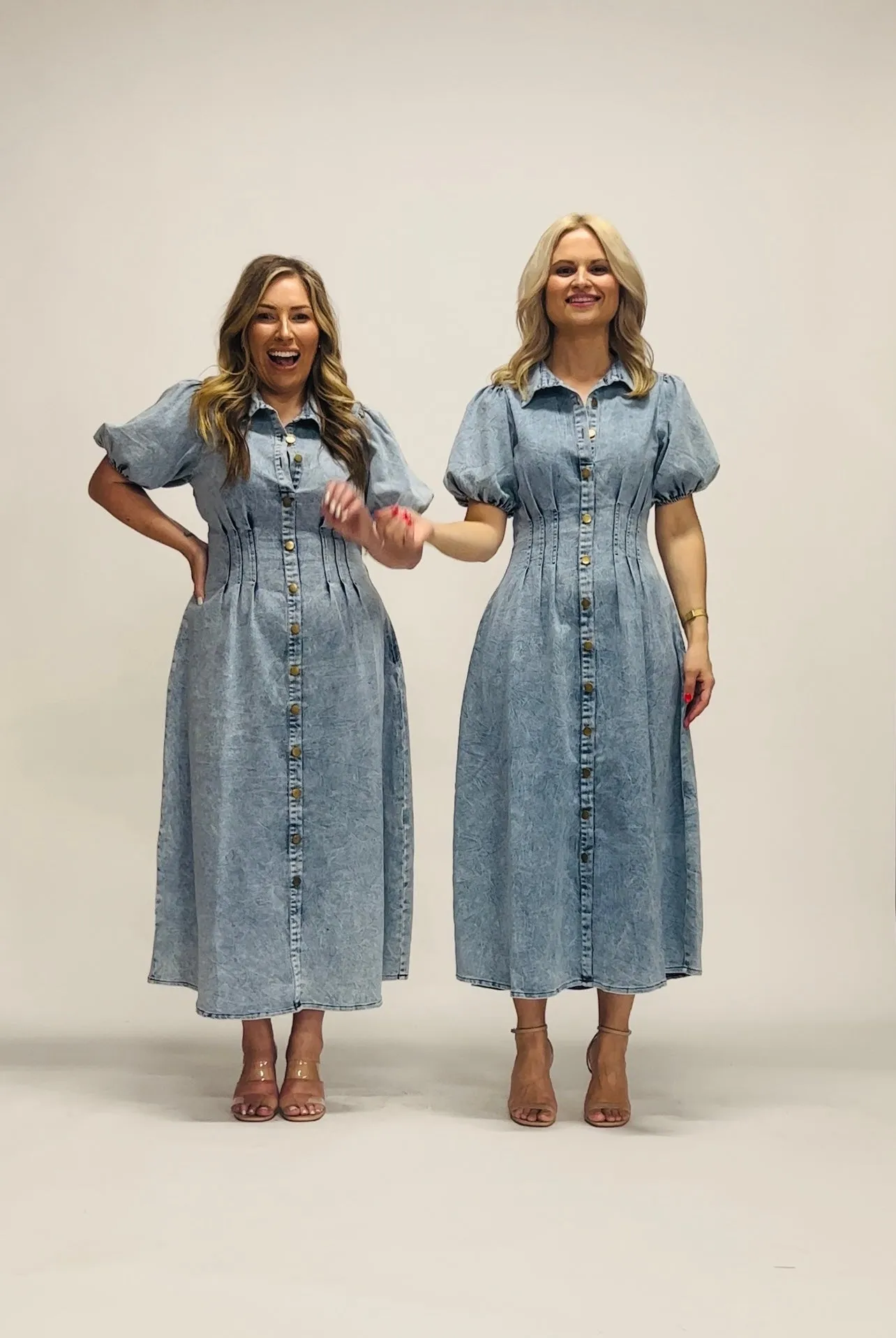 TAILOR DENIM DRESS- PRE ORDER