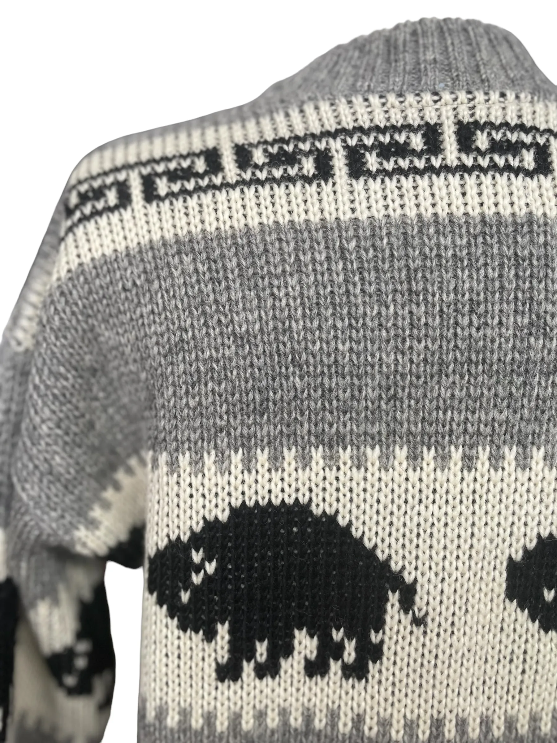 Vintage Brown Bison Wool Sweater | Barn Owl Vintage | Seattle True Vintage Sweaters