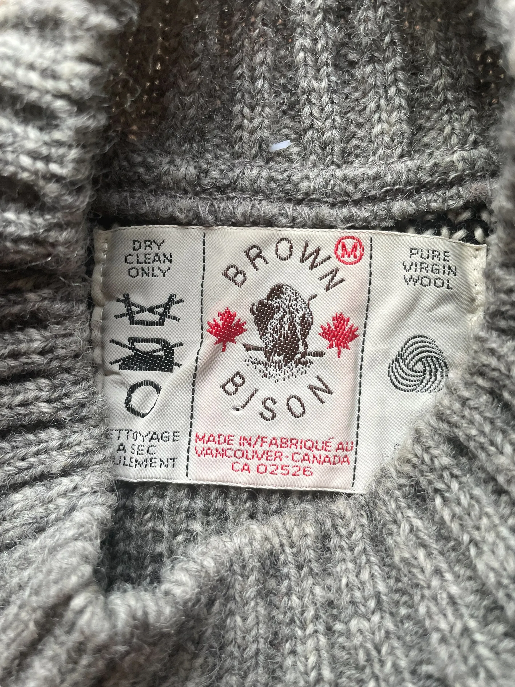 Vintage Brown Bison Wool Sweater | Barn Owl Vintage | Seattle True Vintage Sweaters
