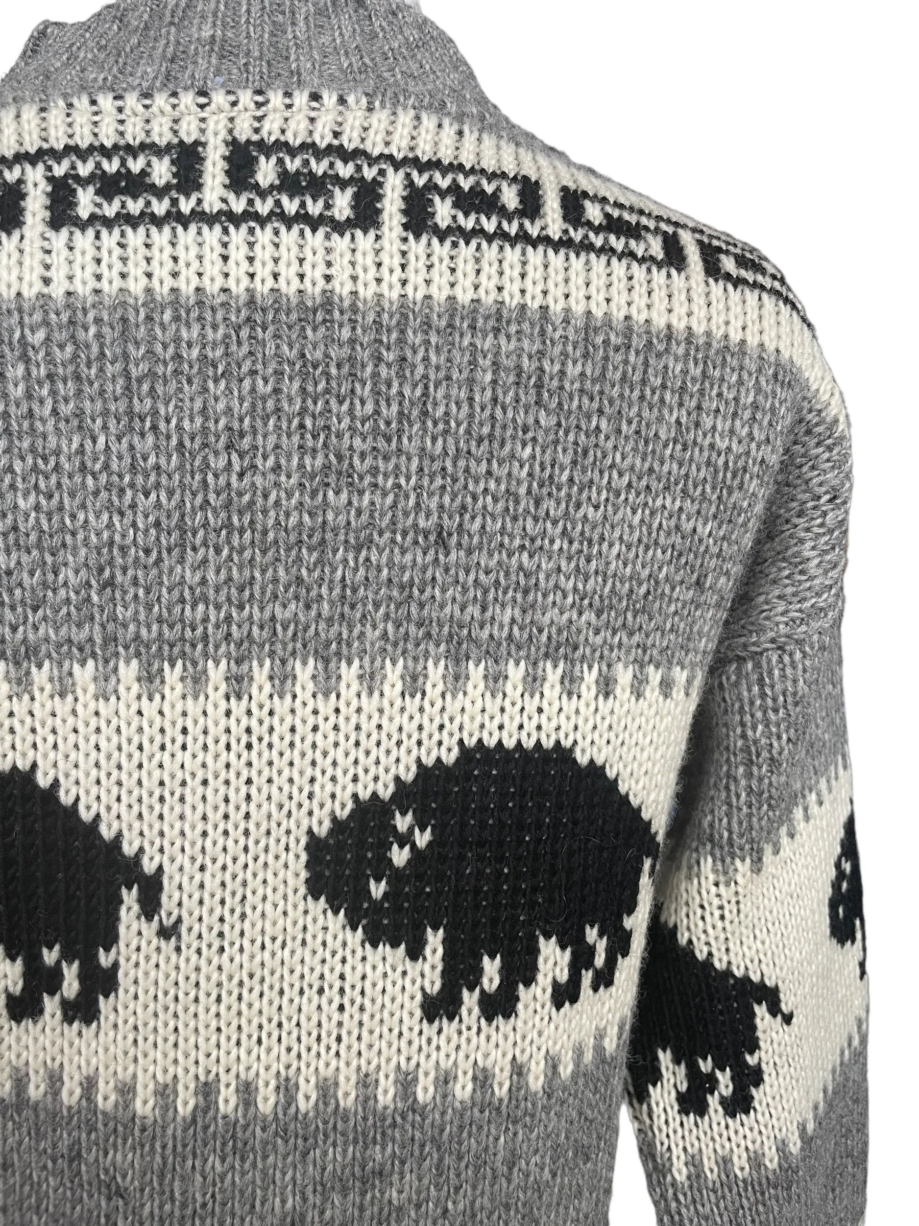 Vintage Brown Bison Wool Sweater | Barn Owl Vintage | Seattle True Vintage Sweaters