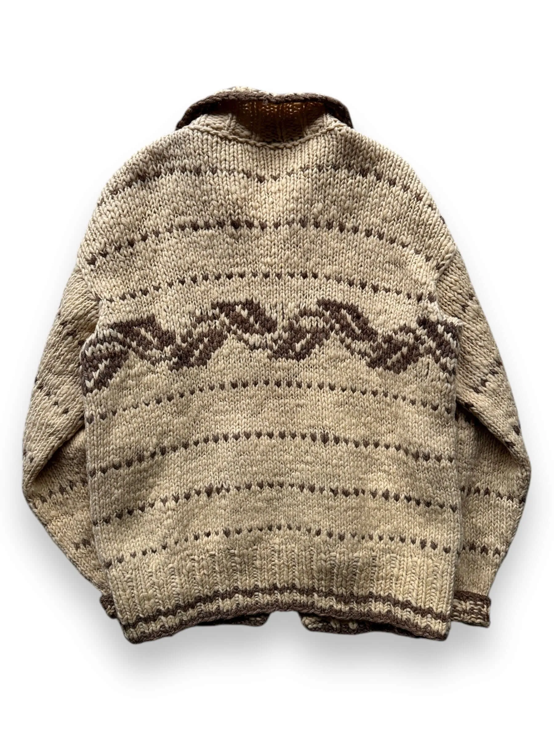 Vintage Ladies 60's Era Cowichan Style Sweater SZ S