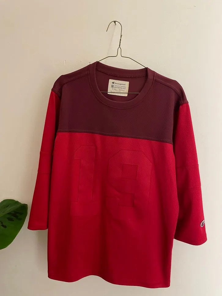 Vintage red champion athletic sweatshirt size S