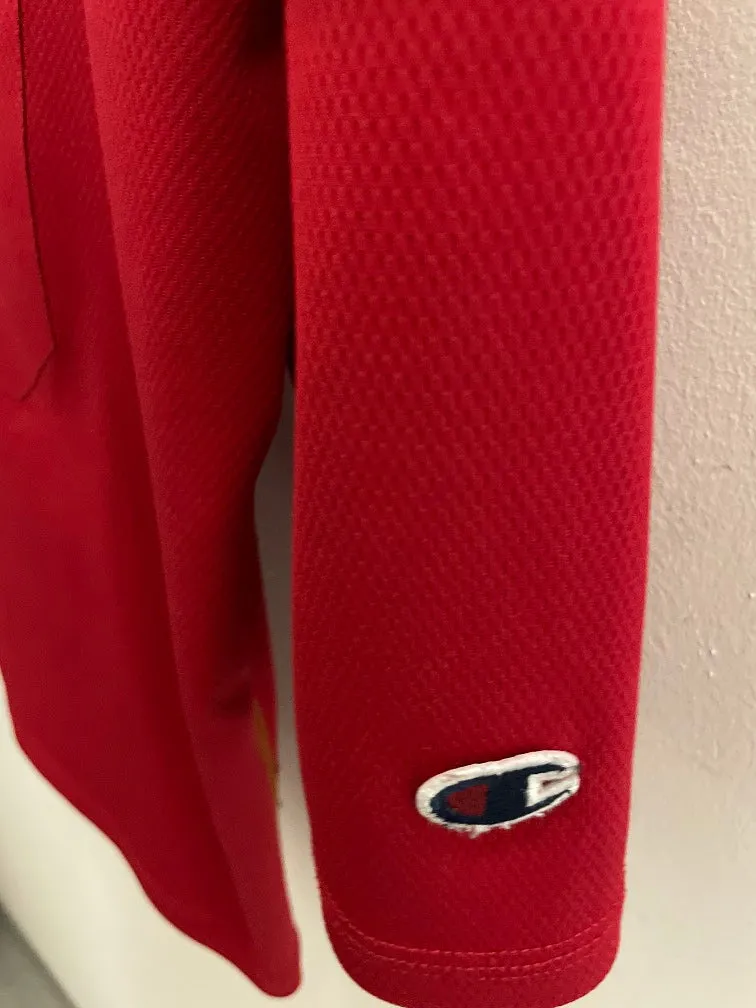 Vintage red champion athletic sweatshirt size S