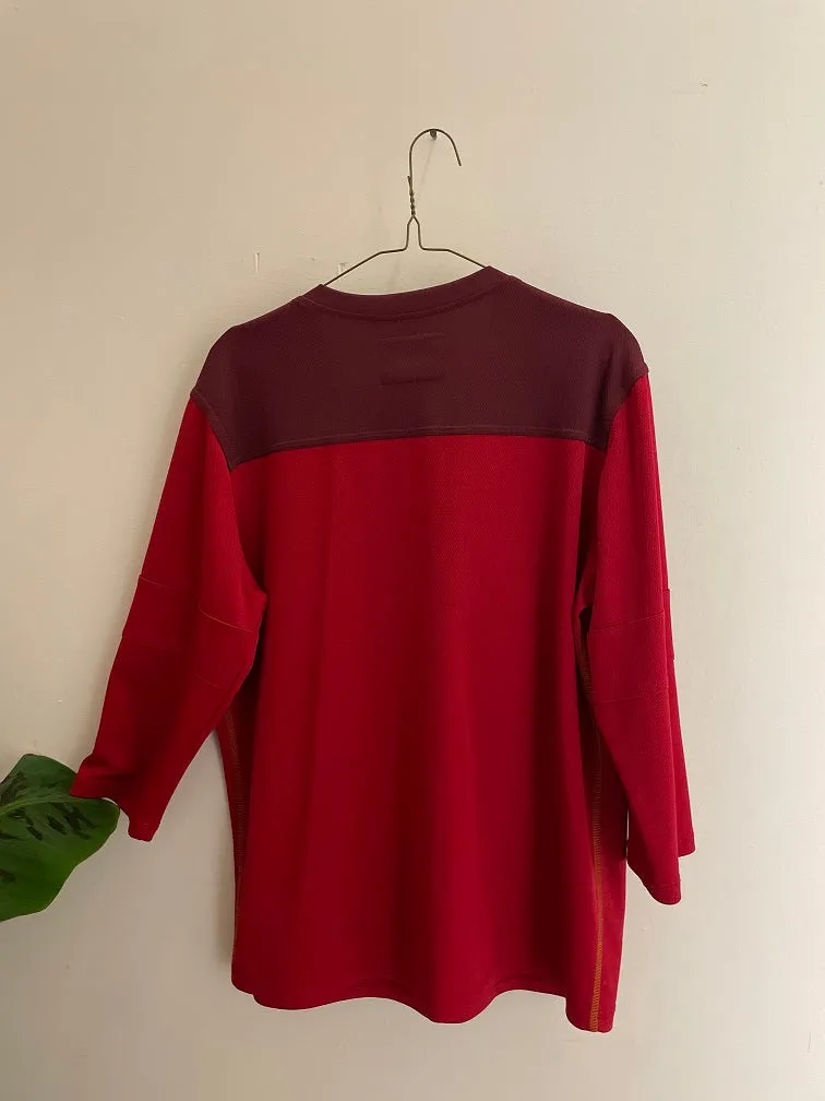 Vintage red champion athletic sweatshirt size S