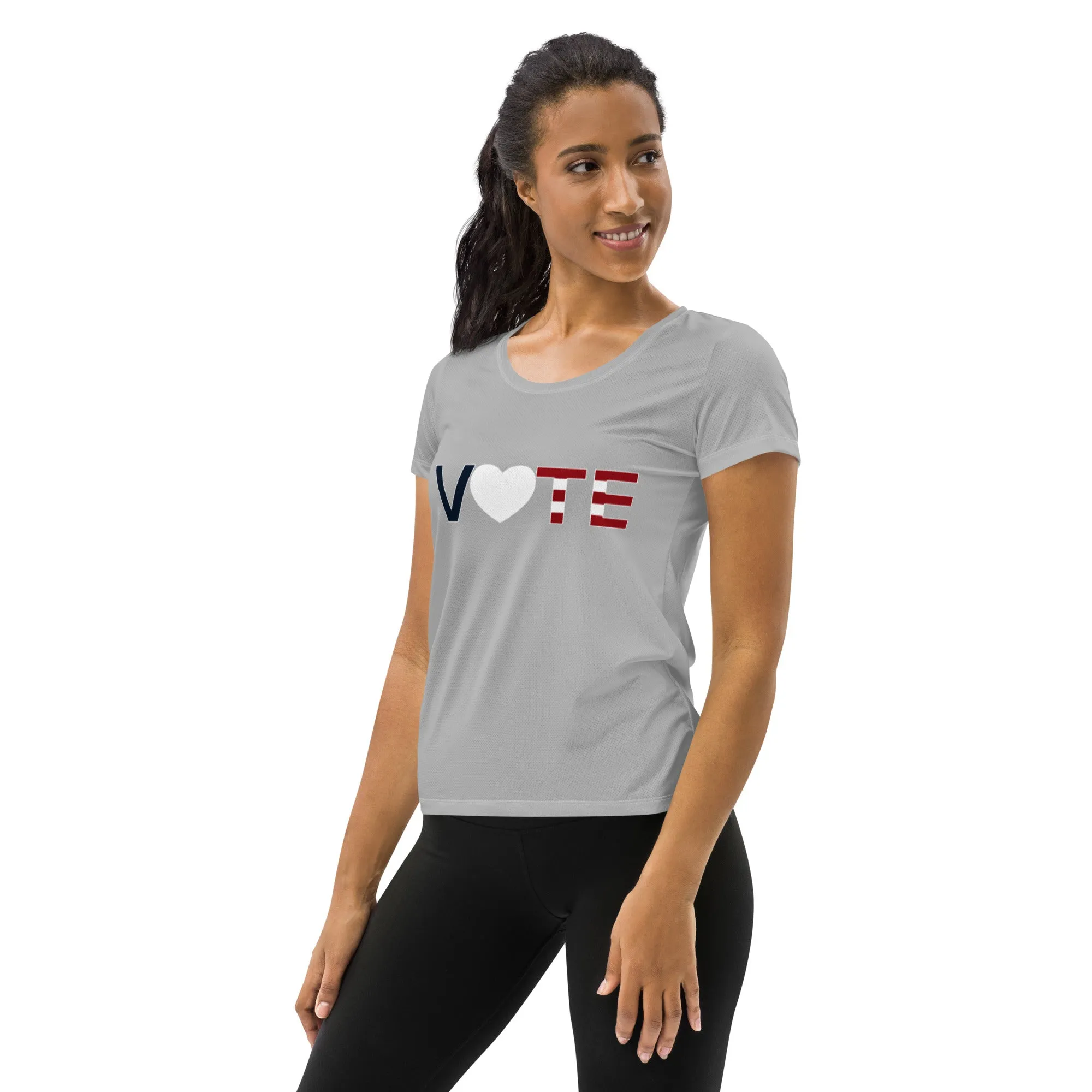 Vote Americana Style Women's Athletic T-shirt