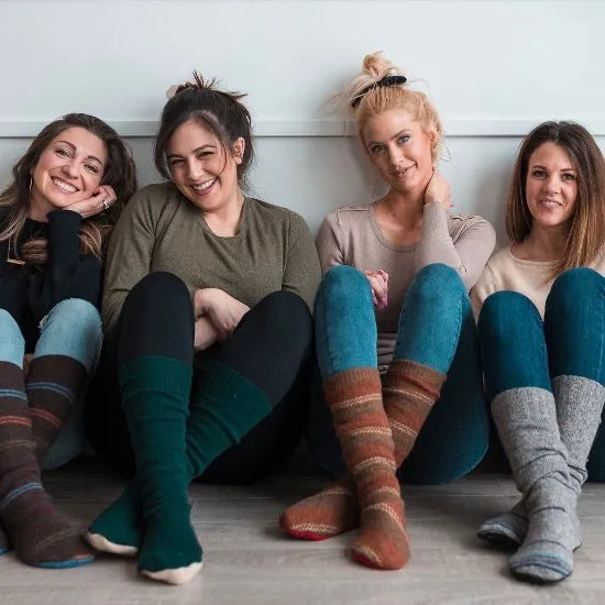Wool Cabin Socks | Lake Life | Size 8-11