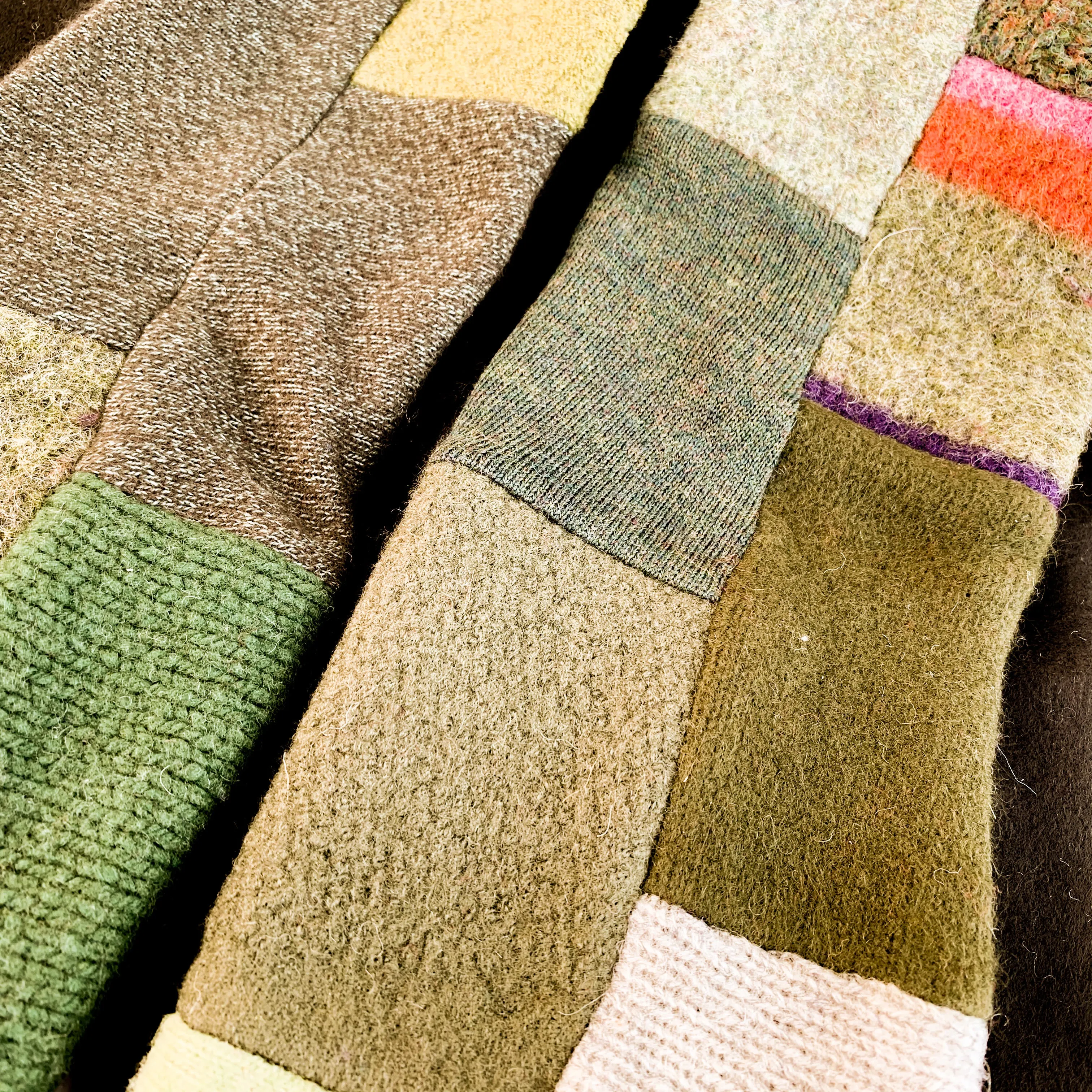 Wool Sweater Scarf | Bold Green