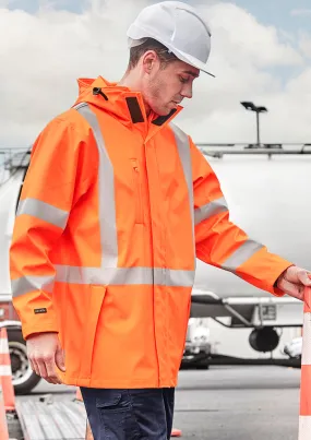 ZJ620-NZ - Syzmik - Mens TTMC-W23 Hi Vis X Back Heavy Duty Waterproof Jacket - NEW